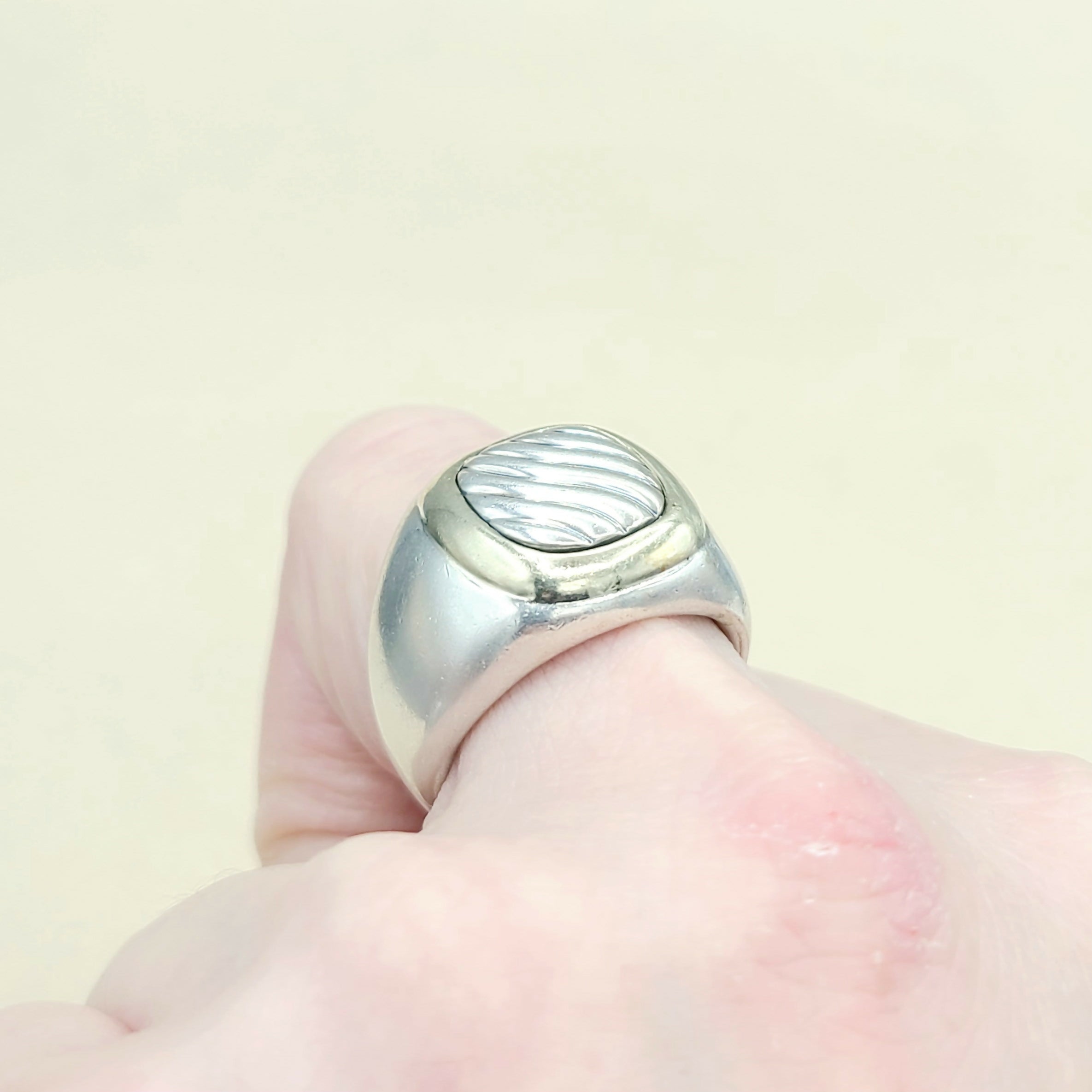 David Yurman Thoroughbred Signet Ring With Gold、mySite、hinf8tx79