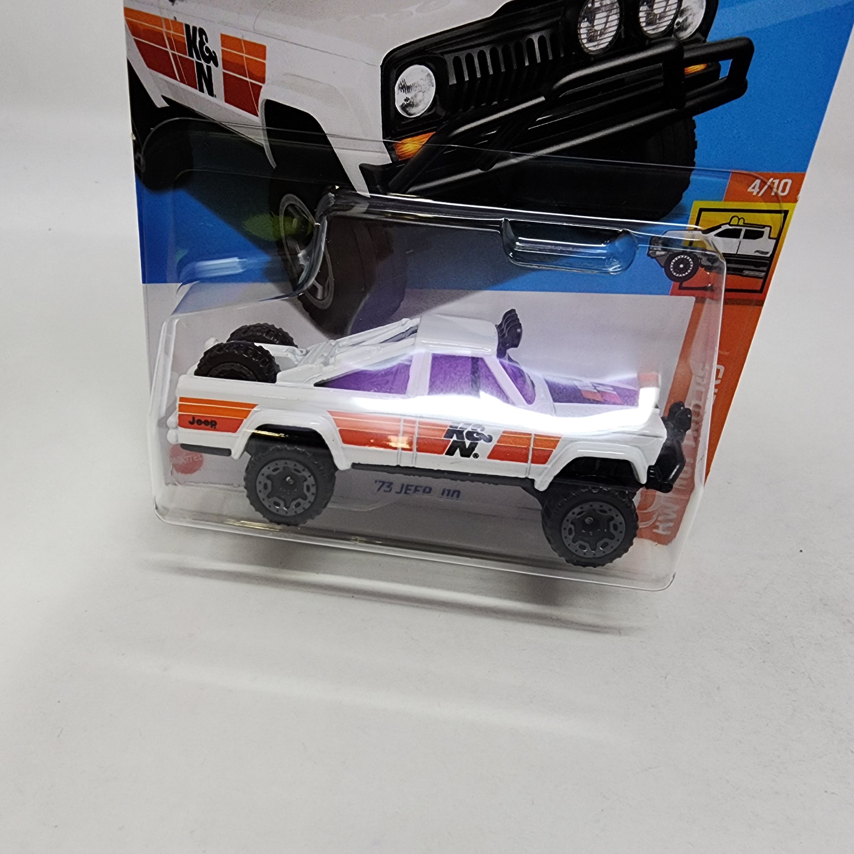 '73 Jeep J10 #91 * White * 2024 Hot Wheels Basic w/ Factory Holo、mySite、hgirdovlk