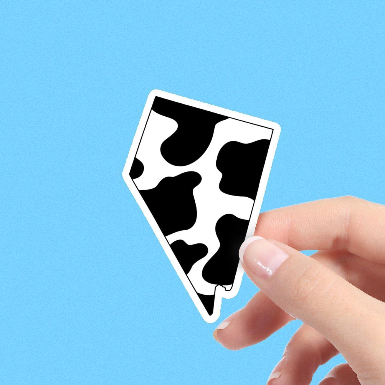  Nevada Cow Pattern Sticker、mySite、elrpsem3k