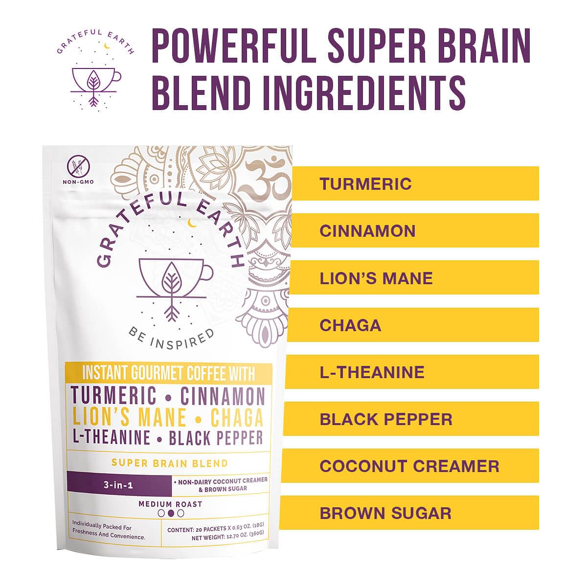 Medium Roast Mushroom Coffee | Super Brain Blend | 6 Nootropics、mySite、gigharbornorthrealestate