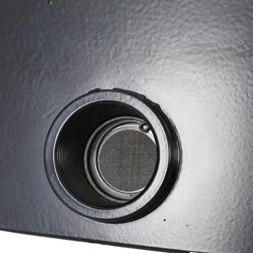 5 Gallon 14 Gauge Steel Hydraulic Fluid Reservoir Tank with Inlet 1-1/2" FNPT and Outlet 3/4" FNPT, Integral Mounting Foot On Each End, Black、、eastwooduniform