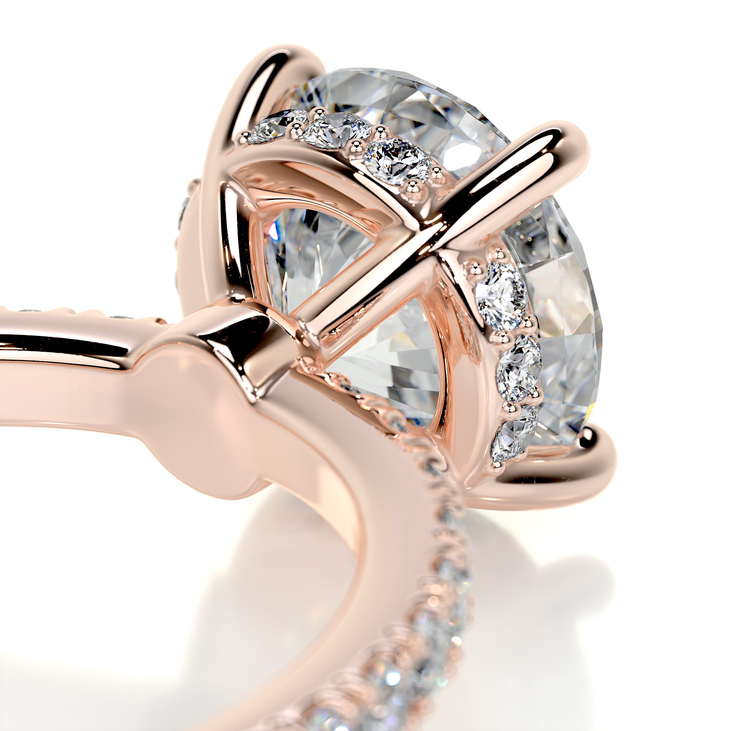 Nellie Diamond Engagement Ring -14K Rose Gold、mySite、hinf8tx79