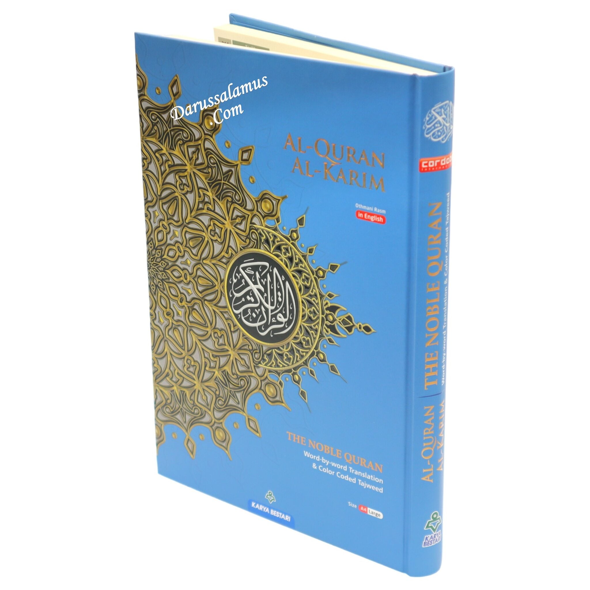 Maqdis Quran | The Noble Quran Word By Word Translation and Color Coded Tajweed (Al Quran Al Karim) Large Size A4 (English-Arabic)、mySite、topwebapps