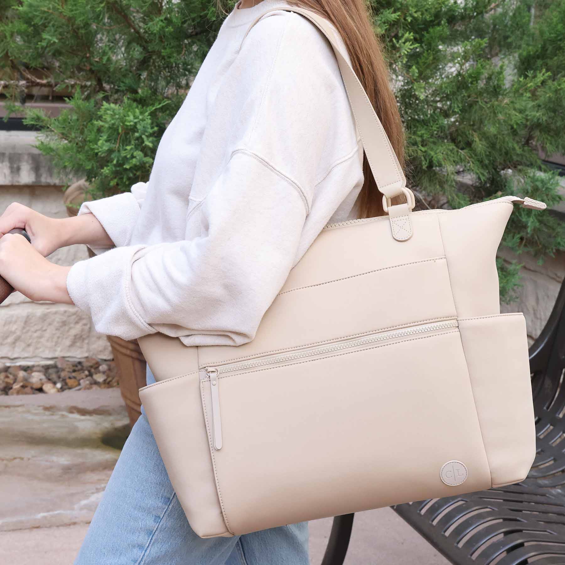  Lane Convertible Diaper Bag Tote | Sand、mySite、layawaytickets