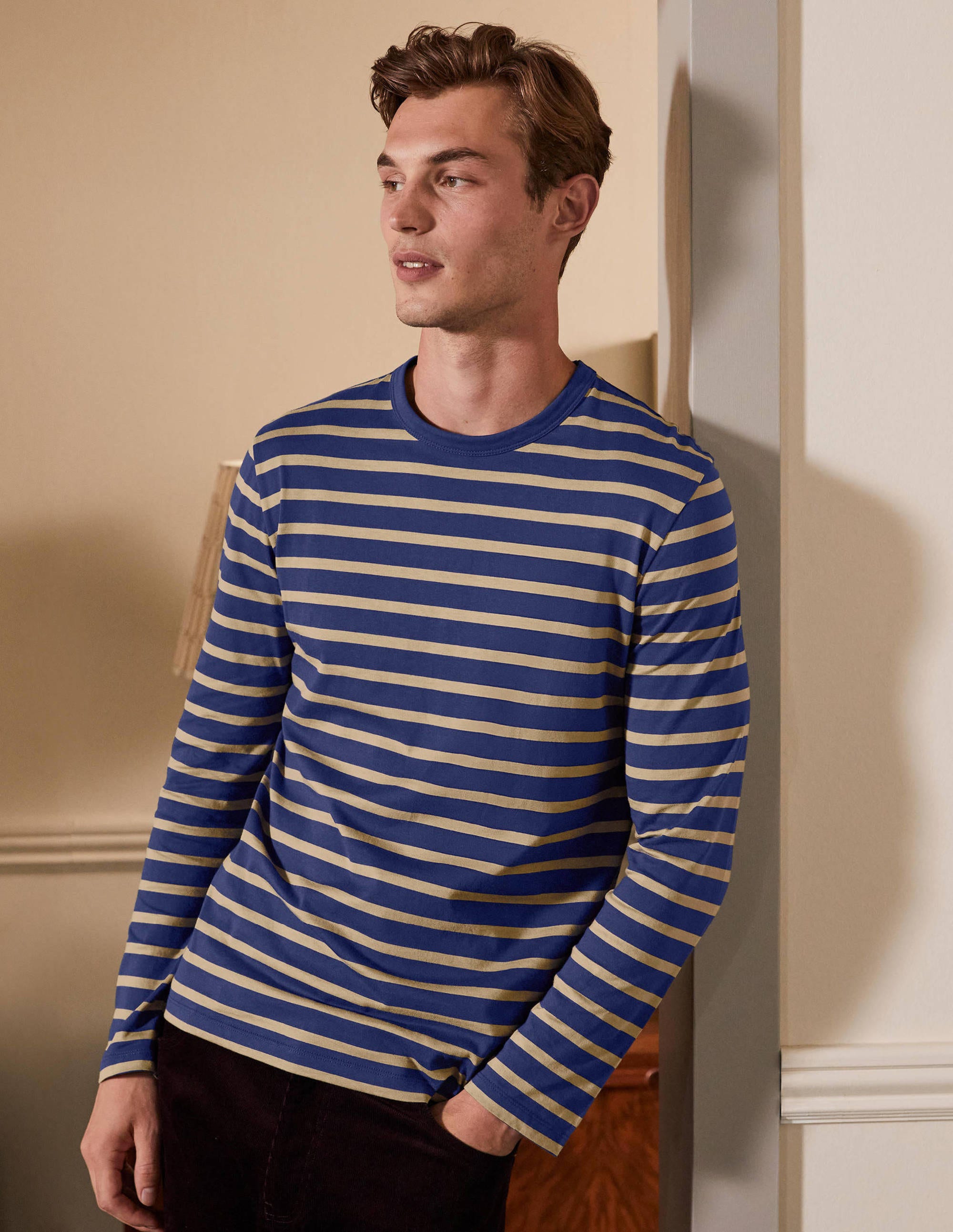  Long Sleeve Breton-Presidential/Malt Stripe、mySite、ashleygrahame