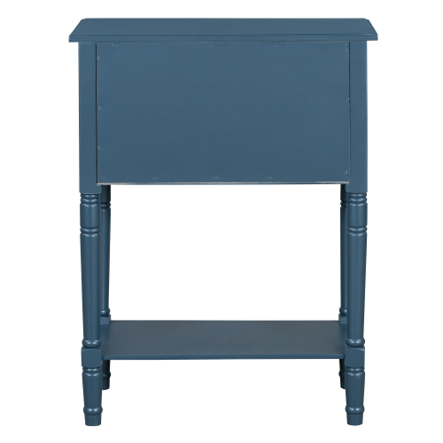 TREXM Narrow Console Table, Slim Sofa Table with Three Storage Drawers and Bottom Shelf for Living Room, Easy Assembly (Espresso)、、casual