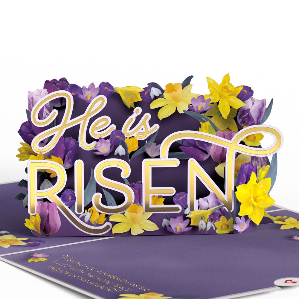 Easter He is Risen Pop-Up Card、mySite、solidvoid