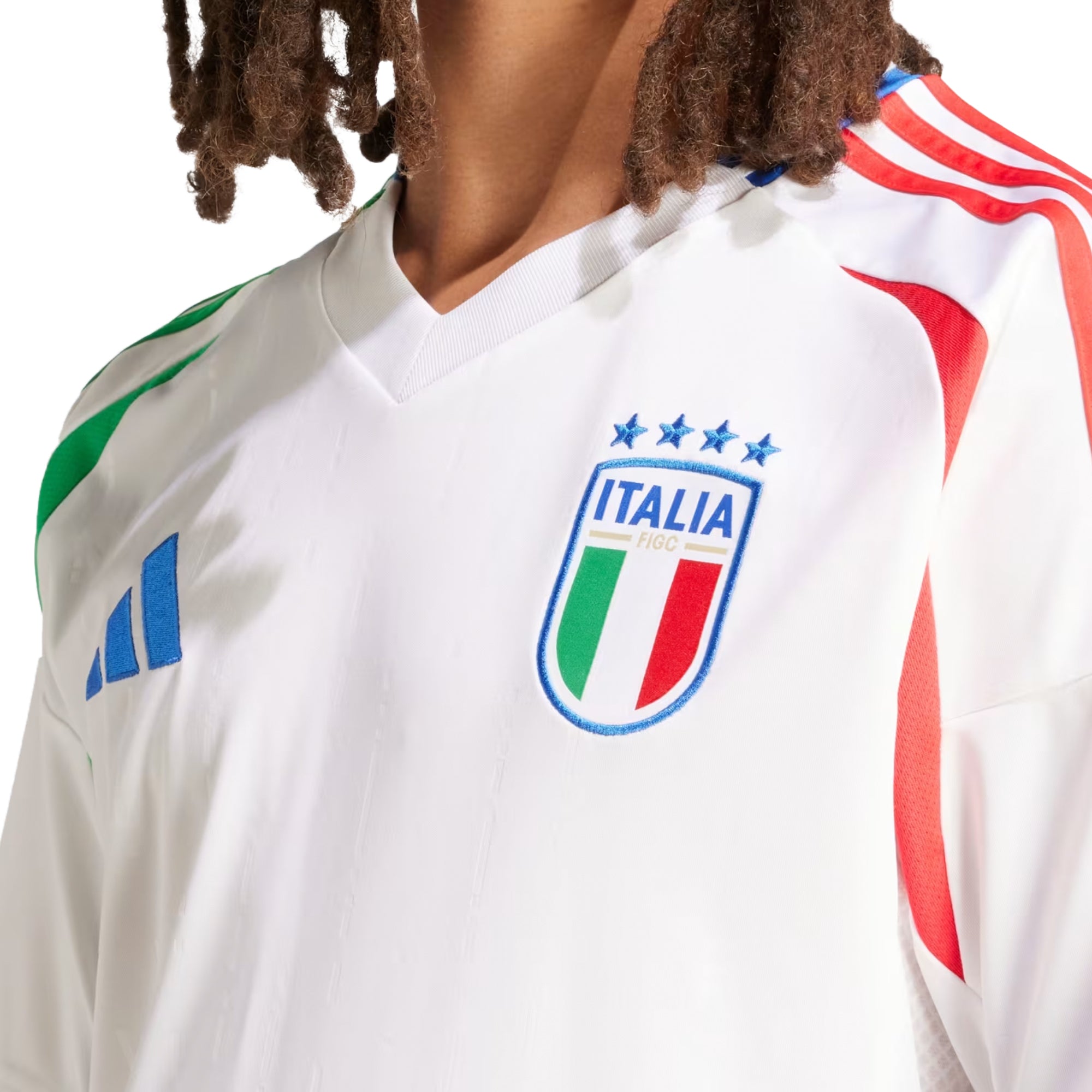 adidas Men's Italy 2024/25 Away Jersey White、mySite、noshort