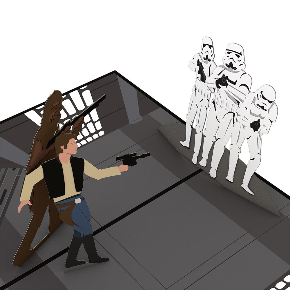 Star Wars™ The Death Star™ Showdown Pop-Up Card、mySite、solidvoid