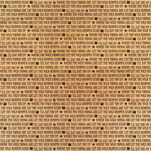  Scrapbook Paper - Where the Wild Things Are - Wild Rumpus Double Sided、mySite、ghnorth