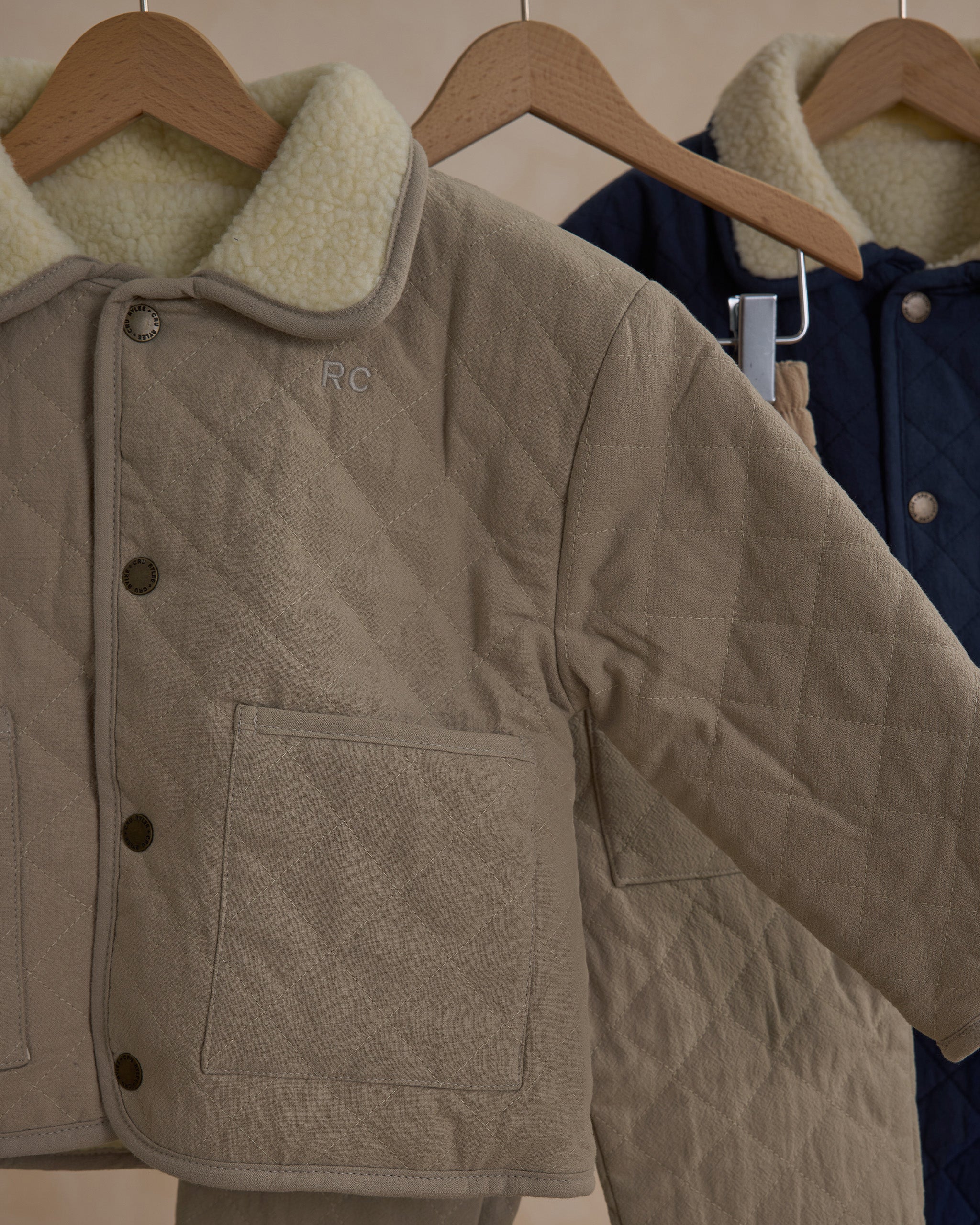  Quilted Winter Coat || Pebble、mySite、layawaytickets