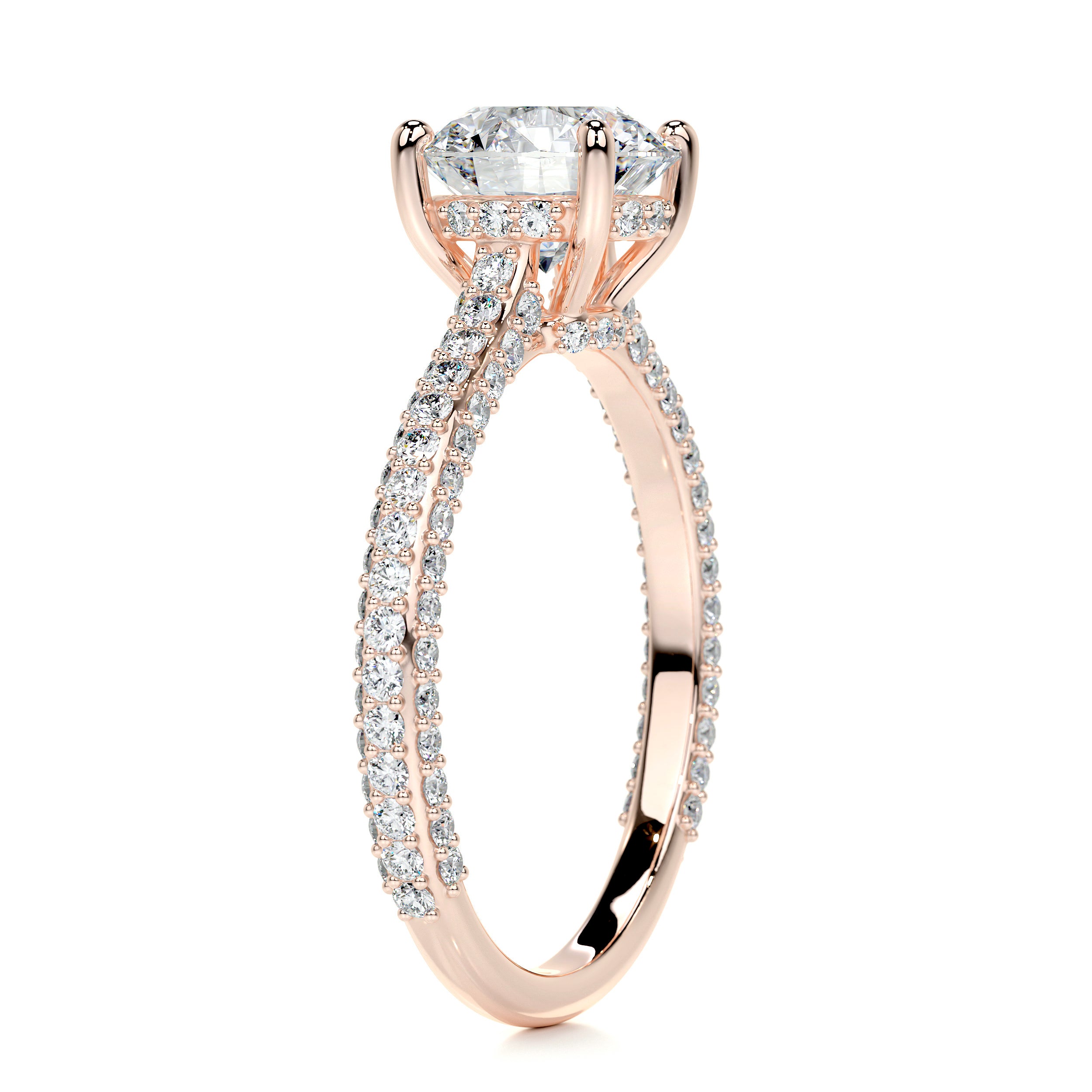 Michaela Diamond Engagement Ring -14K Rose Gold、mySite、hinf8tx79