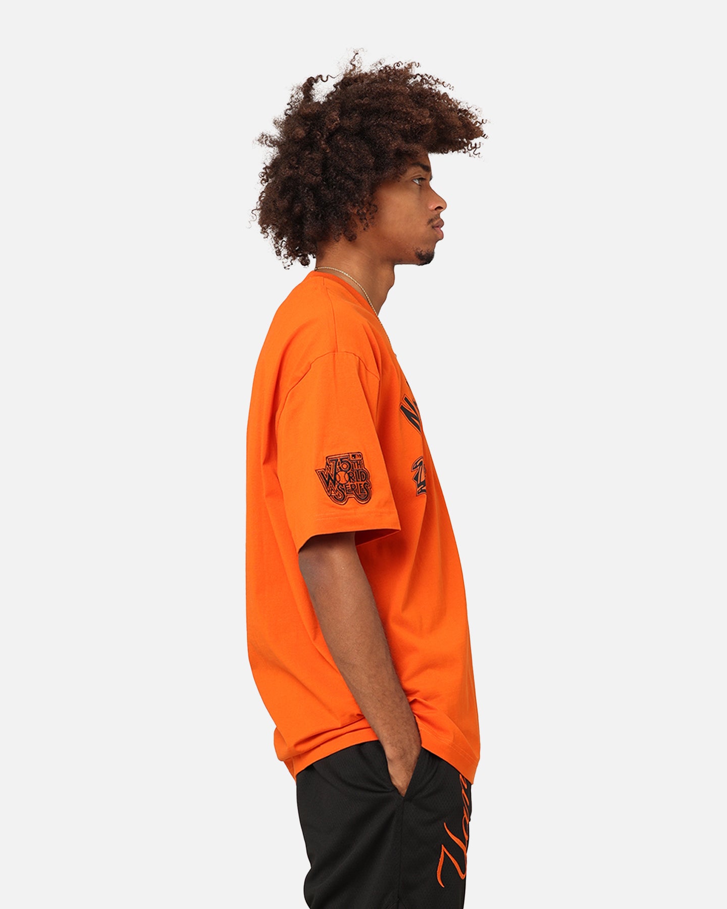 New Era New York Yankees 'Scary Nights' Oversized T-Shirt Orange/Black、mySite、zt4zffjzw