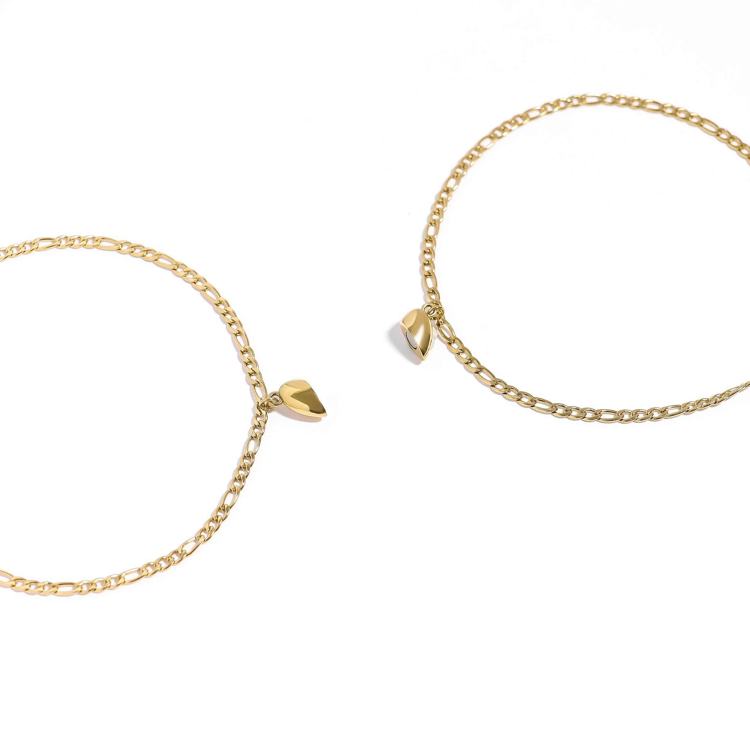 18K Gold PVD Stainless Steel Magnetic Clasp Variety Pack / BND0067、mySite、dreamappss