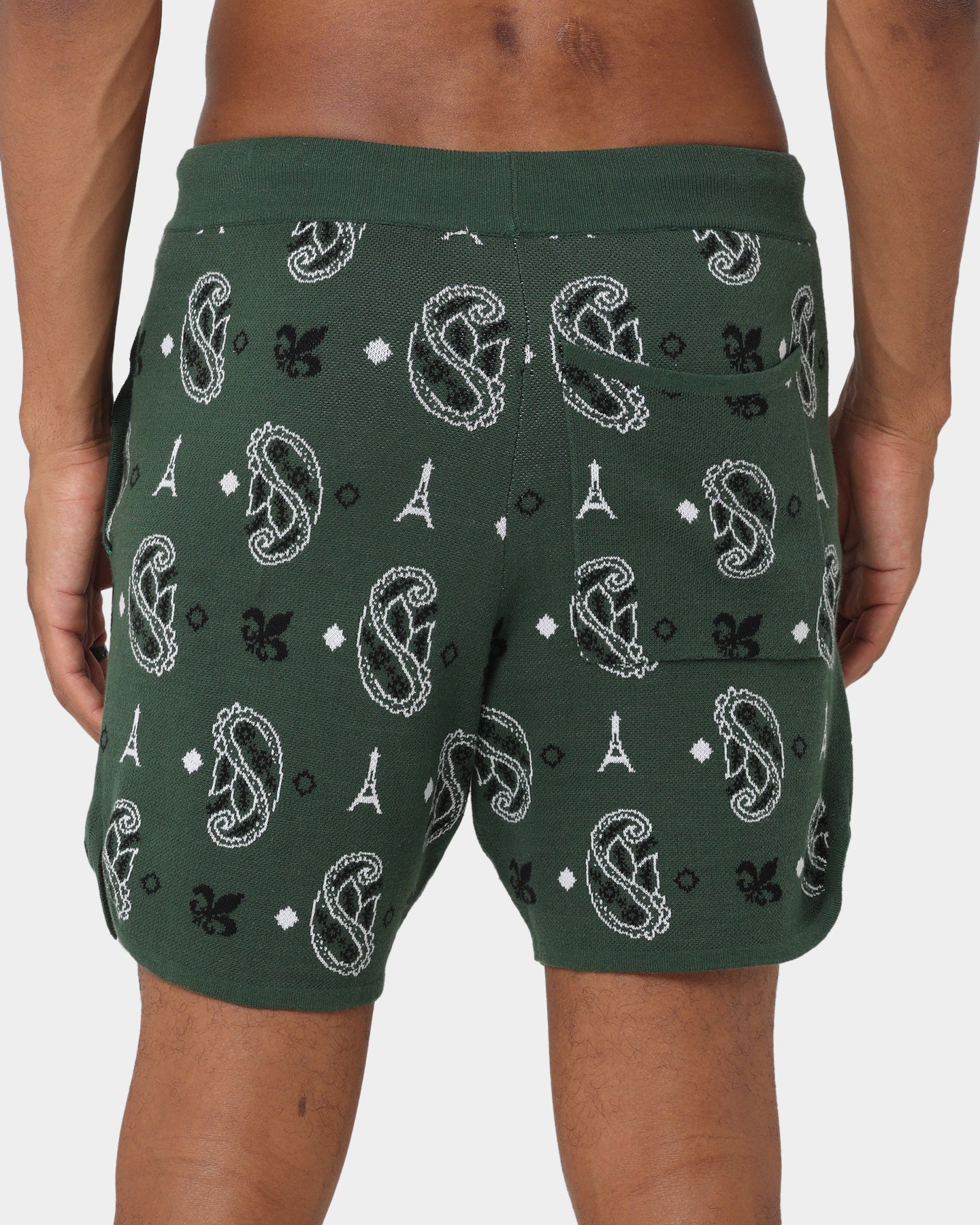 Carre Big Bandana Knitted Shorts Green、mySite、zt4zffjzw