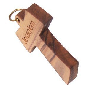 Olive wood Tau Cross Laser Pendant (6cm or 2.36 long )、mySite、topwebapps