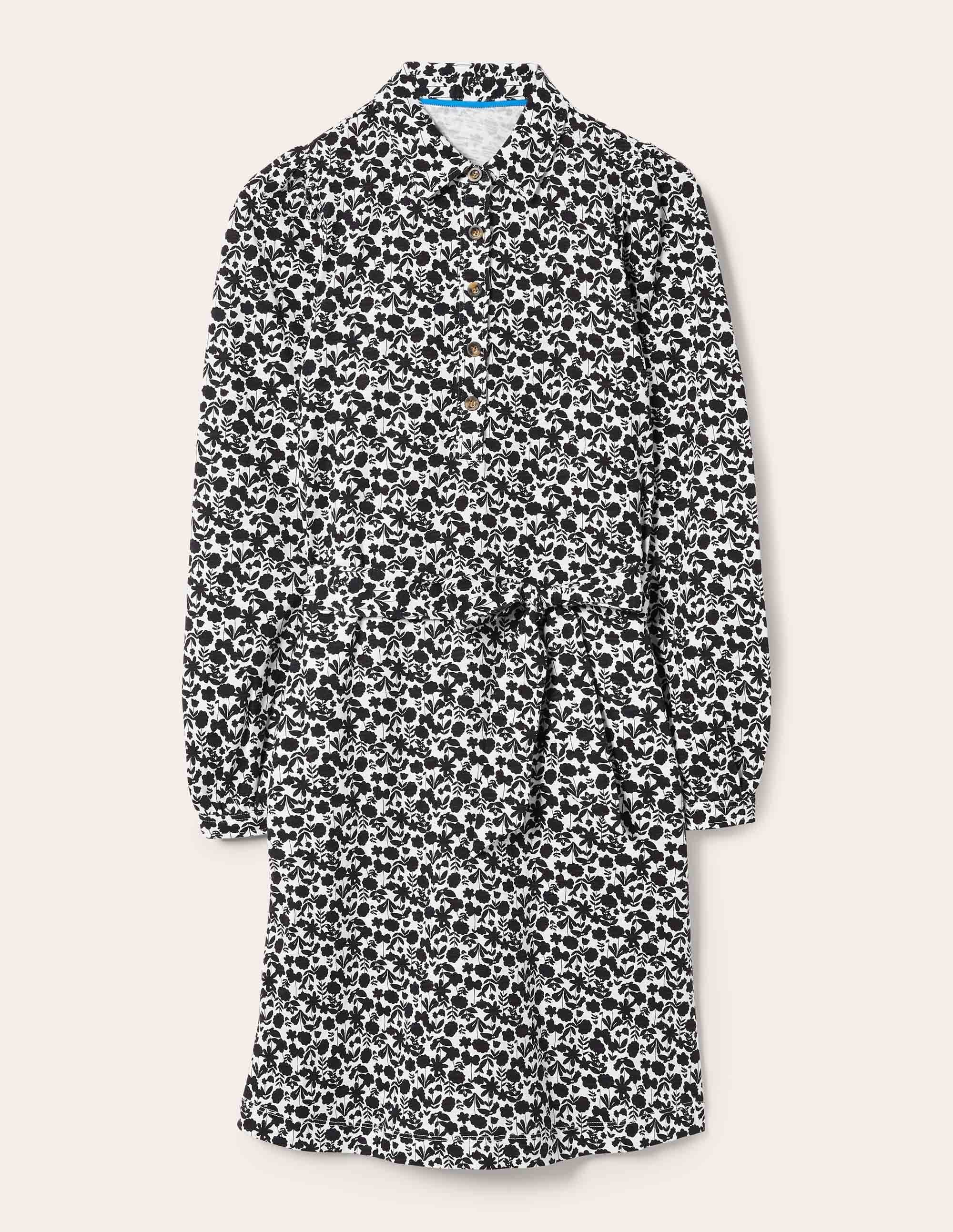  Jersey Shirt Dress-Black, Flora Bloom、mySite、ashleygrahame