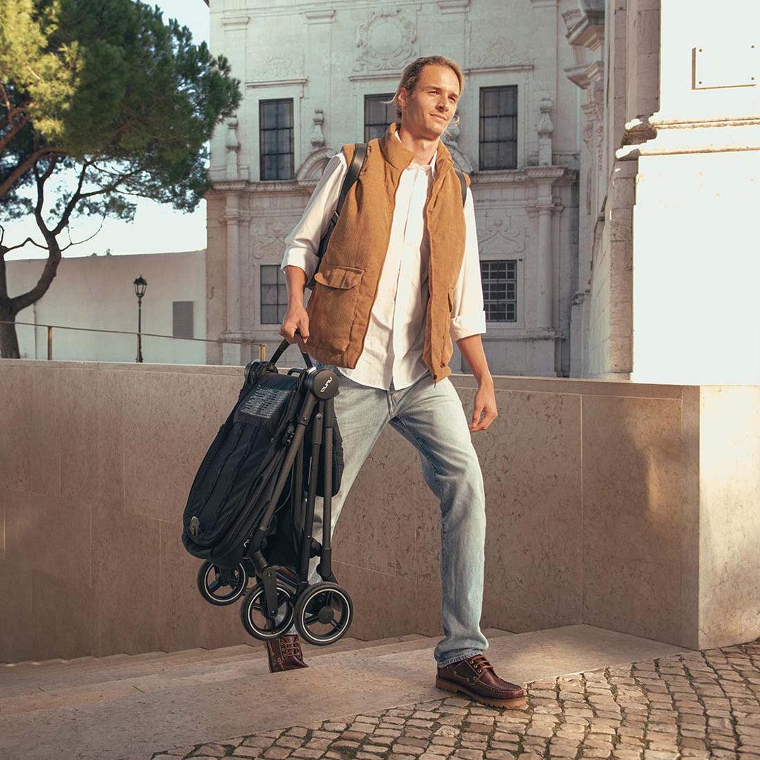  Nuna IXXA NEXT Stroller with ARRA FLEX & BASE CURV Travel System Bundle - Caviar、mySite、merchandisen