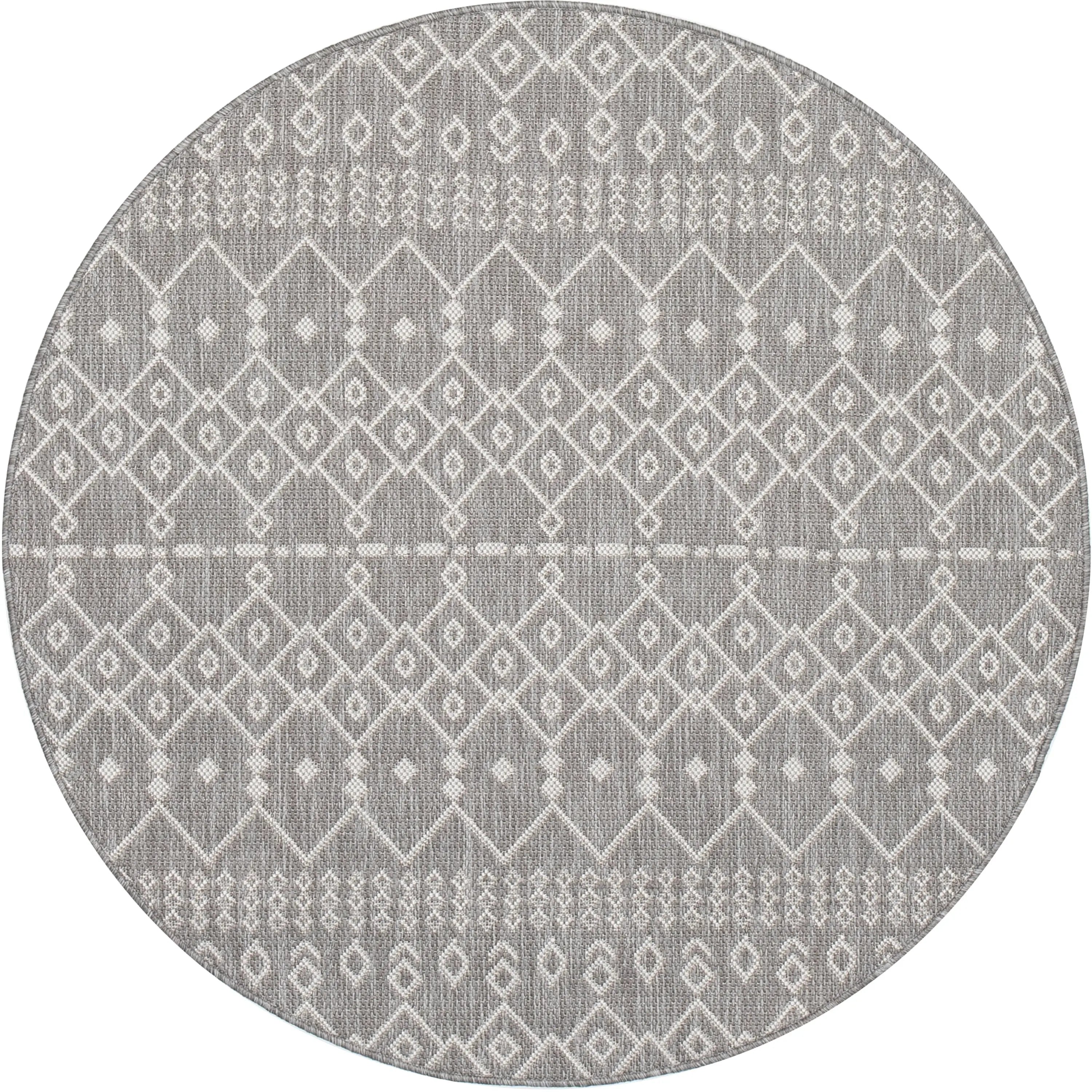 Nord Moroccan Tribal Indoor Outdoor Light Grey Flatweave Rug、mySite、gigharbornorthrealestate