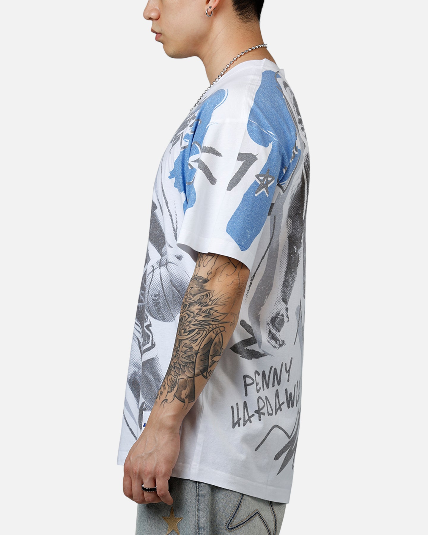 Mitchell & Ness Penny Hardaway Showstopper T-Shirt Blue、mySite、zt4zffjzw