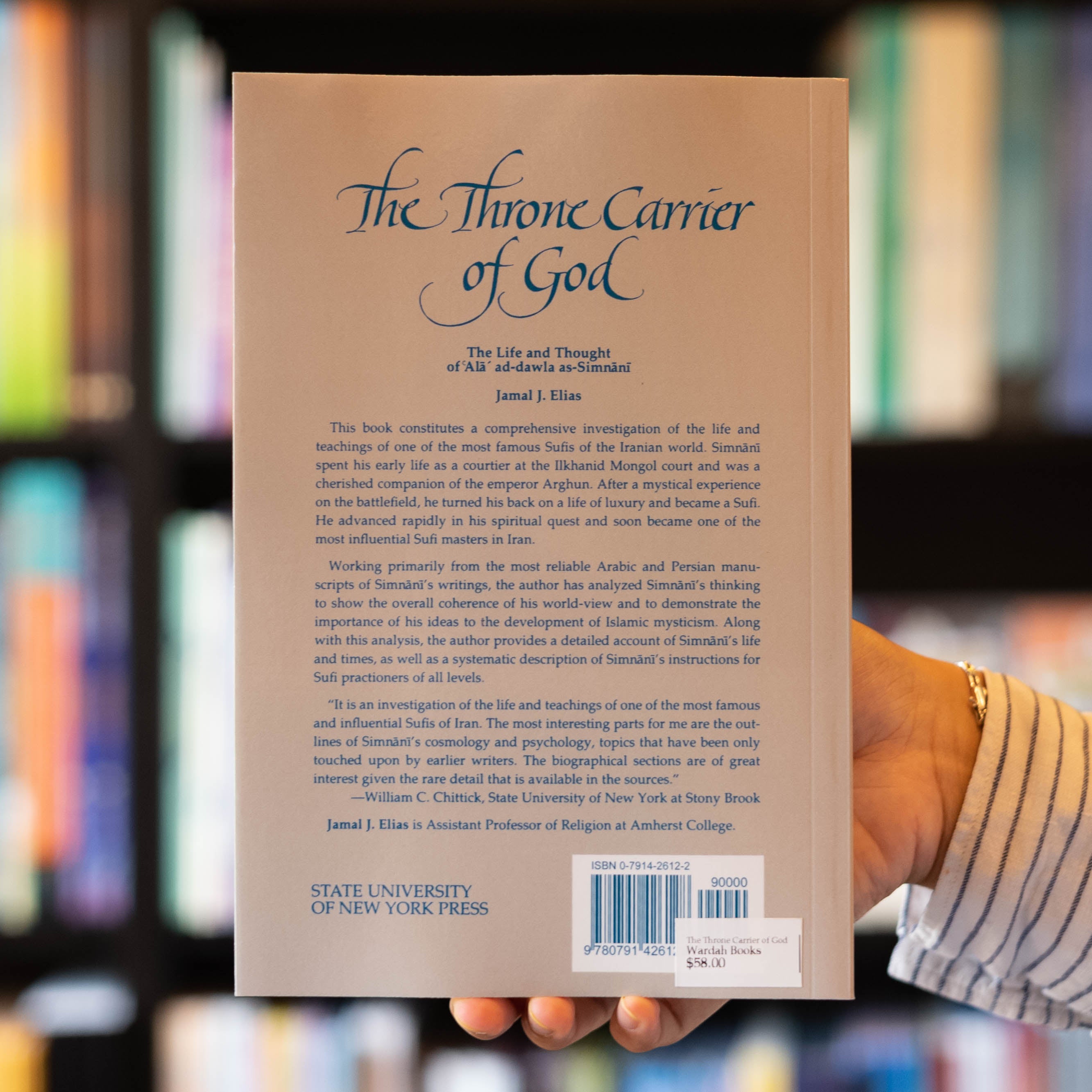 The Throne Carrier of God: The Life and Thought of 'Ala' ad-dawla as-Simnani、mySite、topwebapps