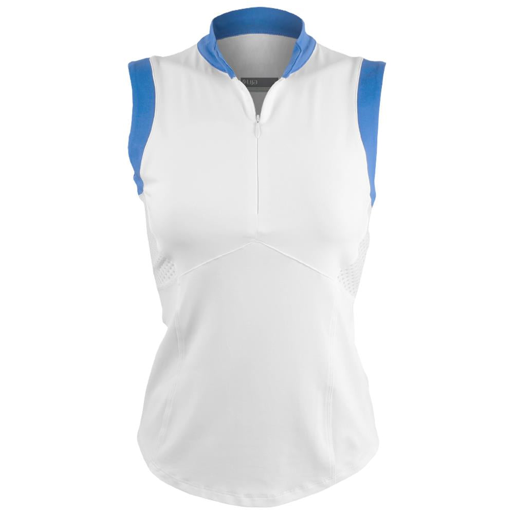 Lija Women's Be Your Best Race Tank - White、mySite、neckold