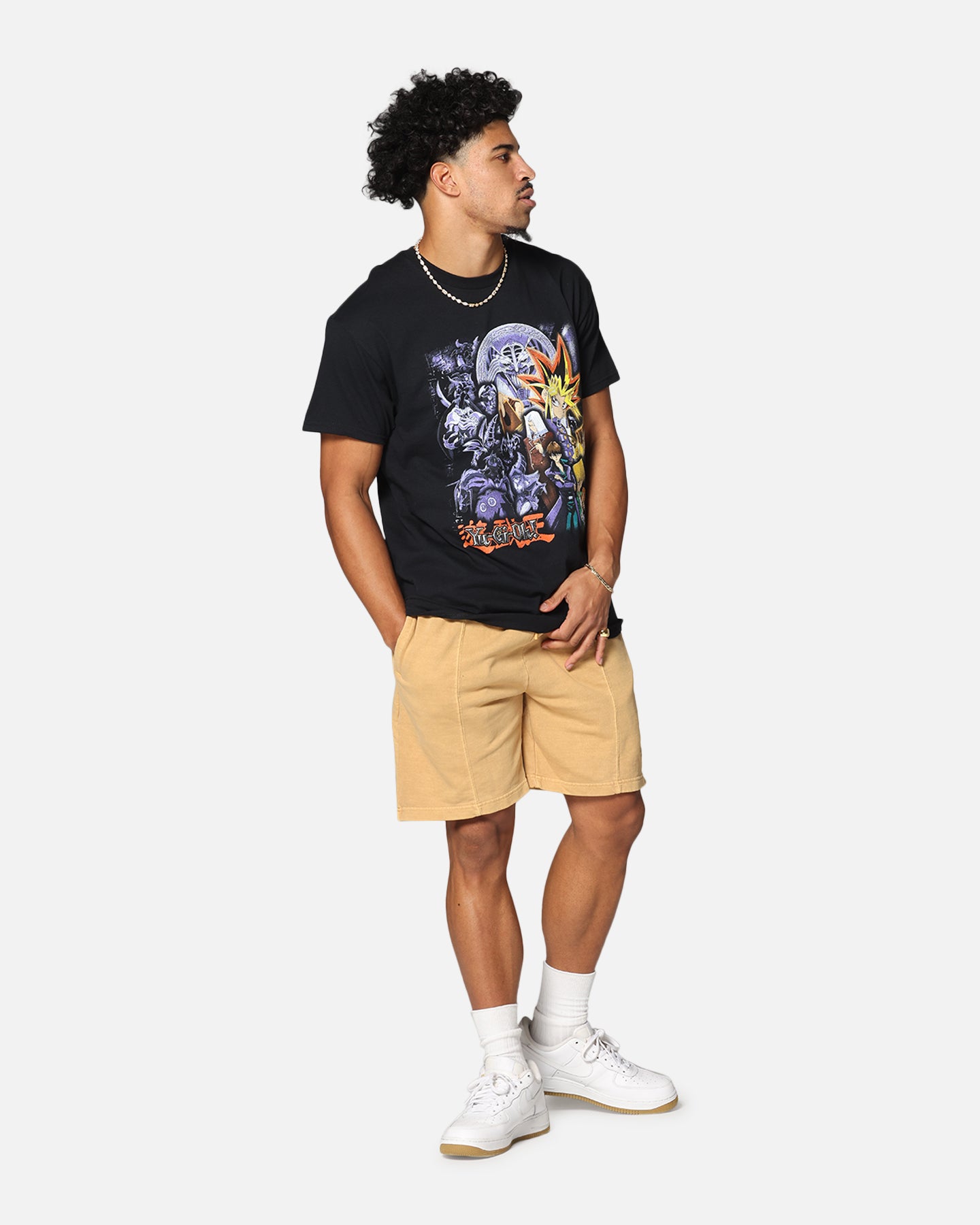 Goat Crew X Yu-Gi-Oh! Yami Yugi T-Shirt Black、mySite、zt4zffjzw