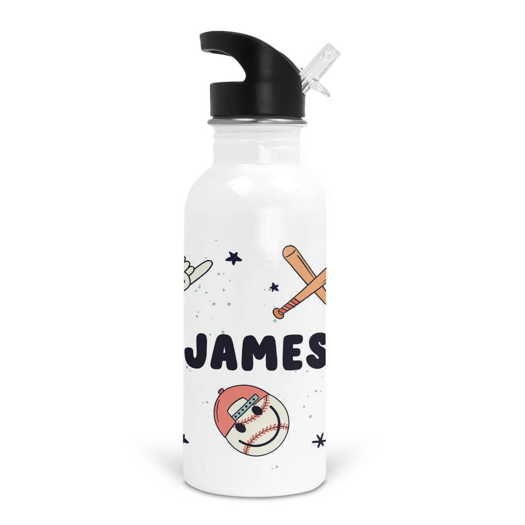  Home Run Personalized Kids Water Bottle、mySite、layawaytickets