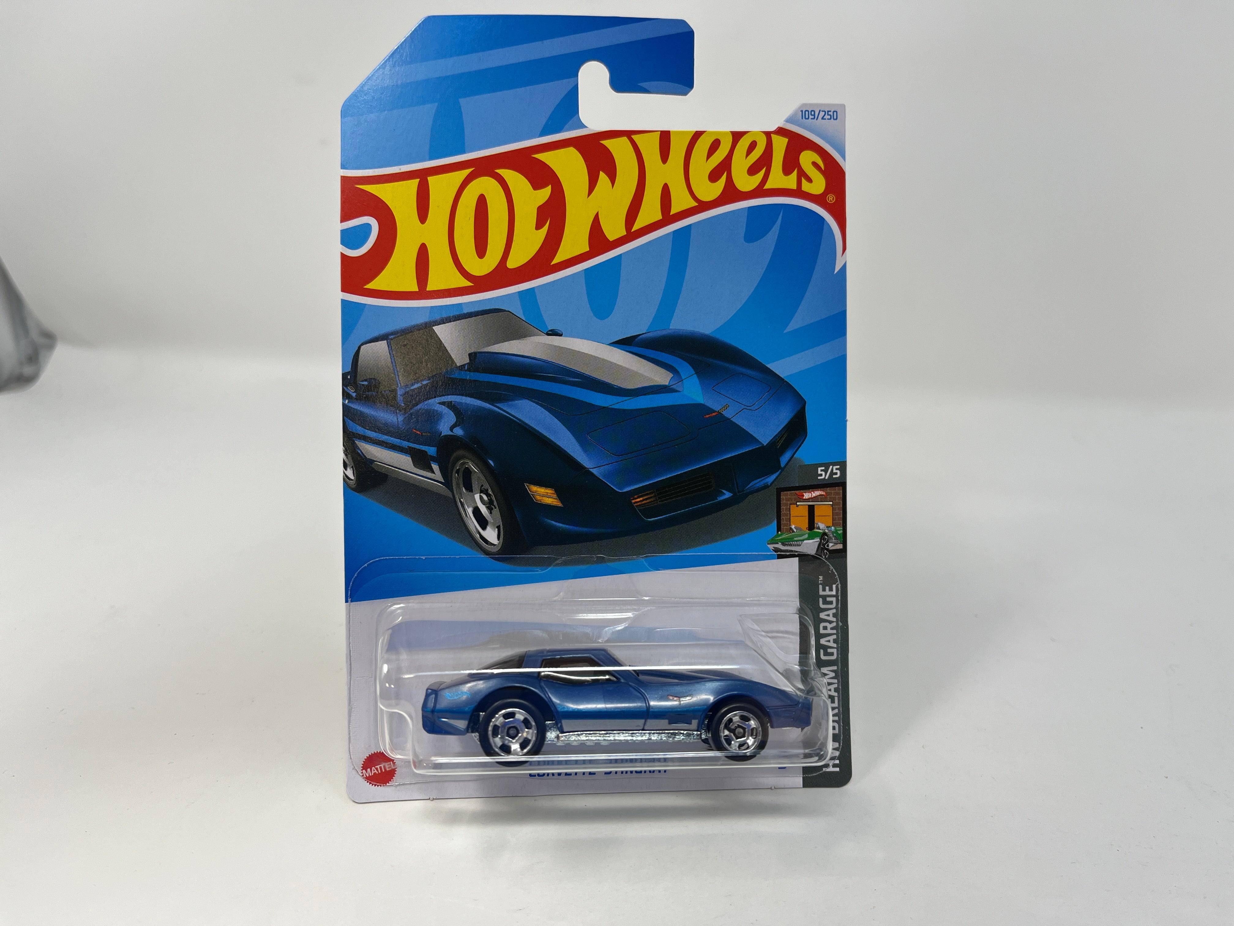Corvette Stingray #109 * Blue * 2024 Hot Wheels Case N、mySite、hgirdovlk