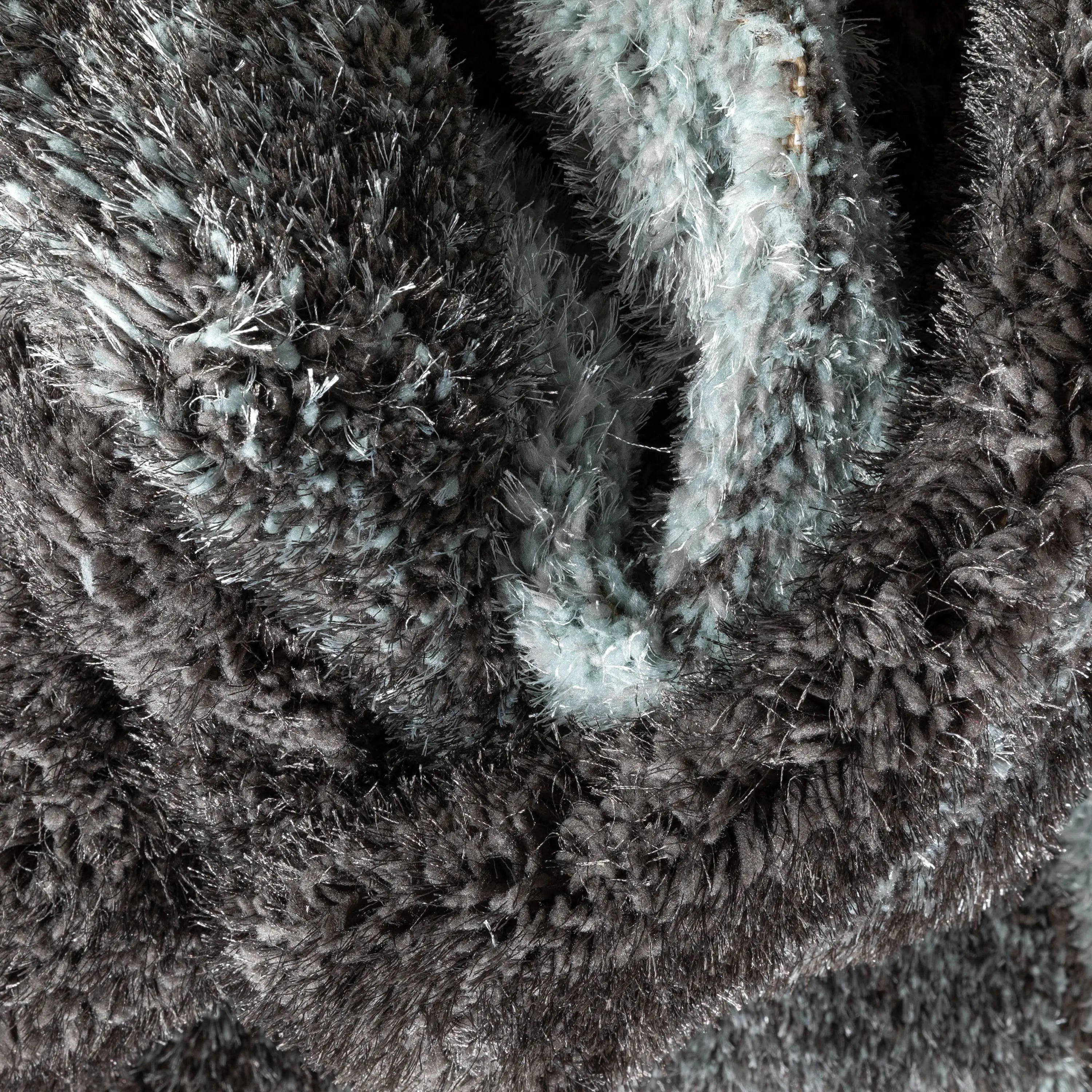 Luz Modern Geometric Light Blue 3D Textured Thick & Soft Shag Rug、mySite、gigharbornorthrealestate