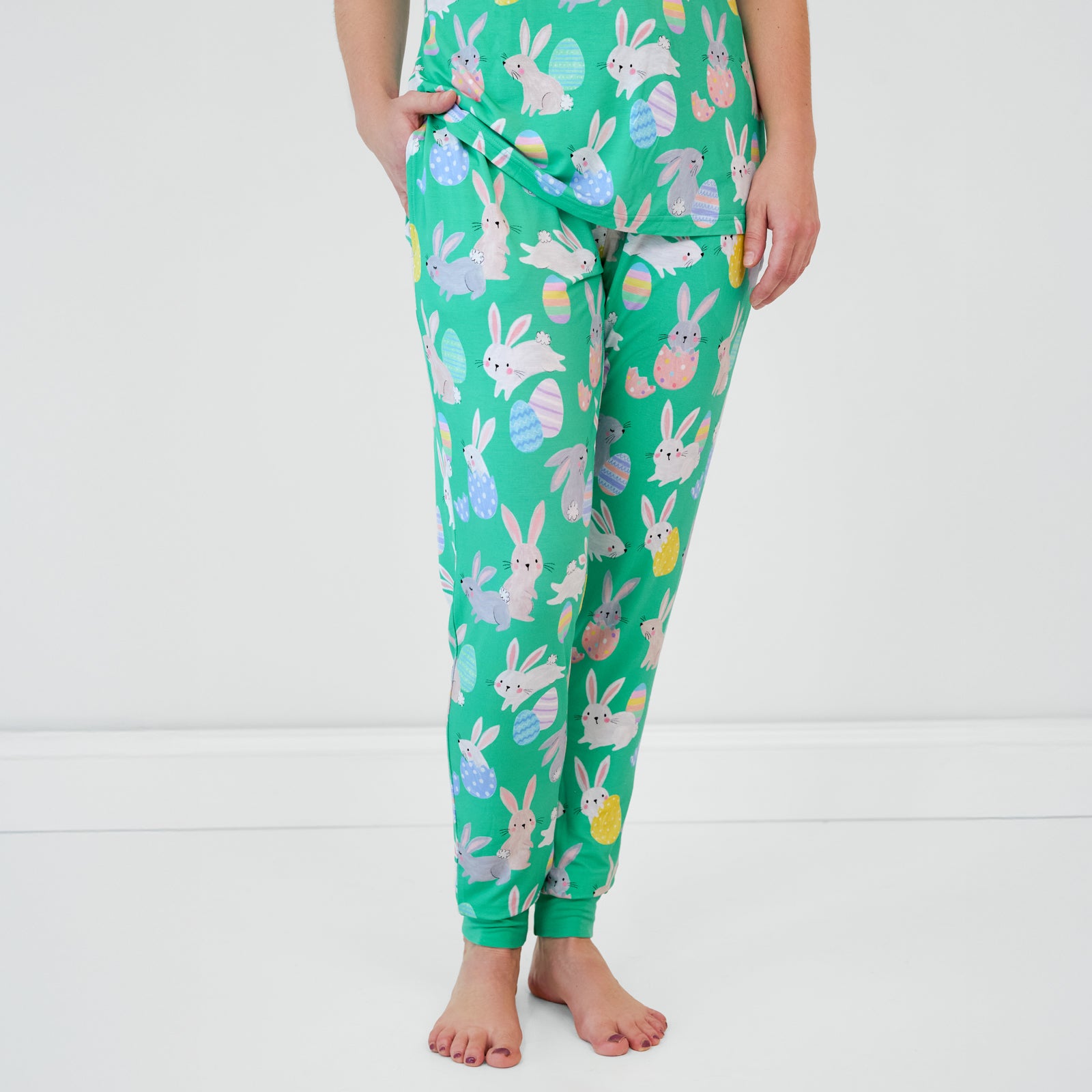  Green Hoppy Days Women's Pajama Pants、mySite、layawaytickets