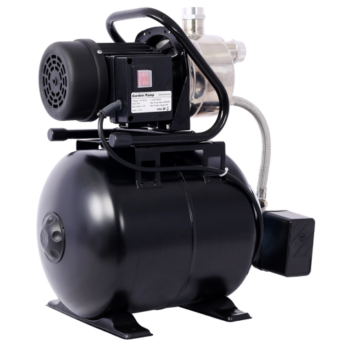 1.6HP Shallow Well Pump with Pressure Tank,garden water pump, Irrigation Pump,Automatic Water Booster Pump for Home Garden Lawn Farm、、eastwooduniform