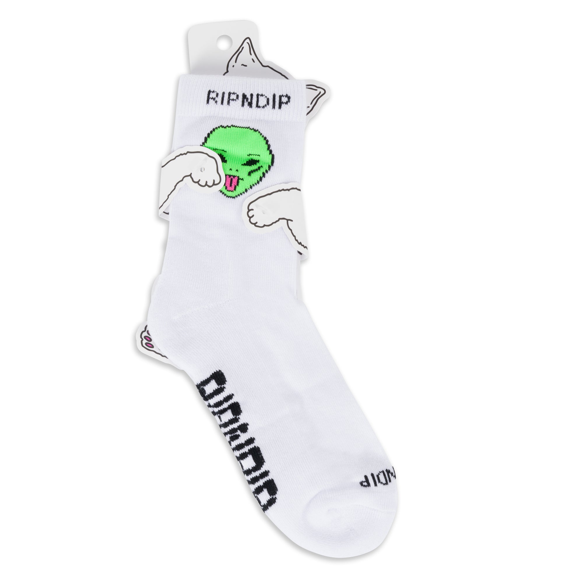  We Out Here Mid Socks (White)、mySite、merchandisen