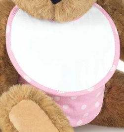 15 In. Baby Girl Outfit - Pink & White Polka Dots、mySite、g9winljtr