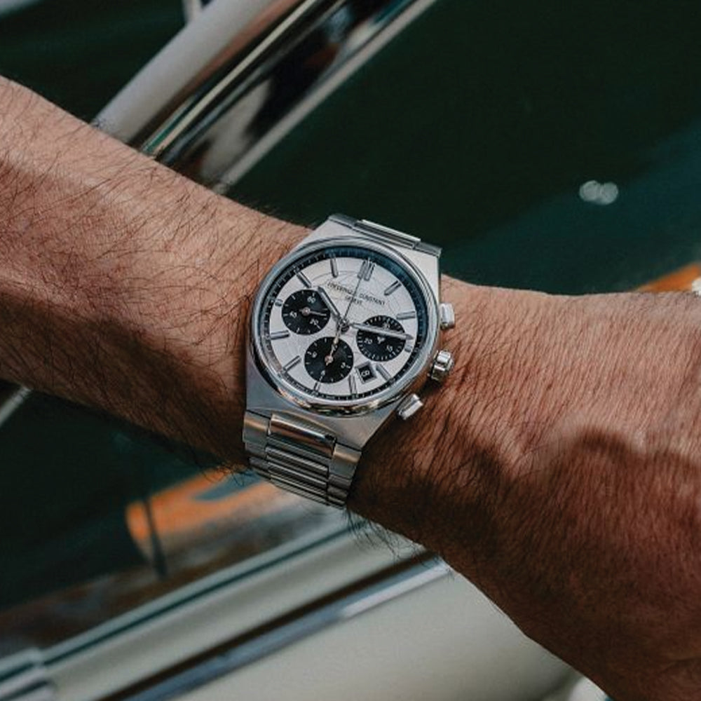 Highlife Chronograph Automatic 41mm - White on Bracelet、mySite、botmansion