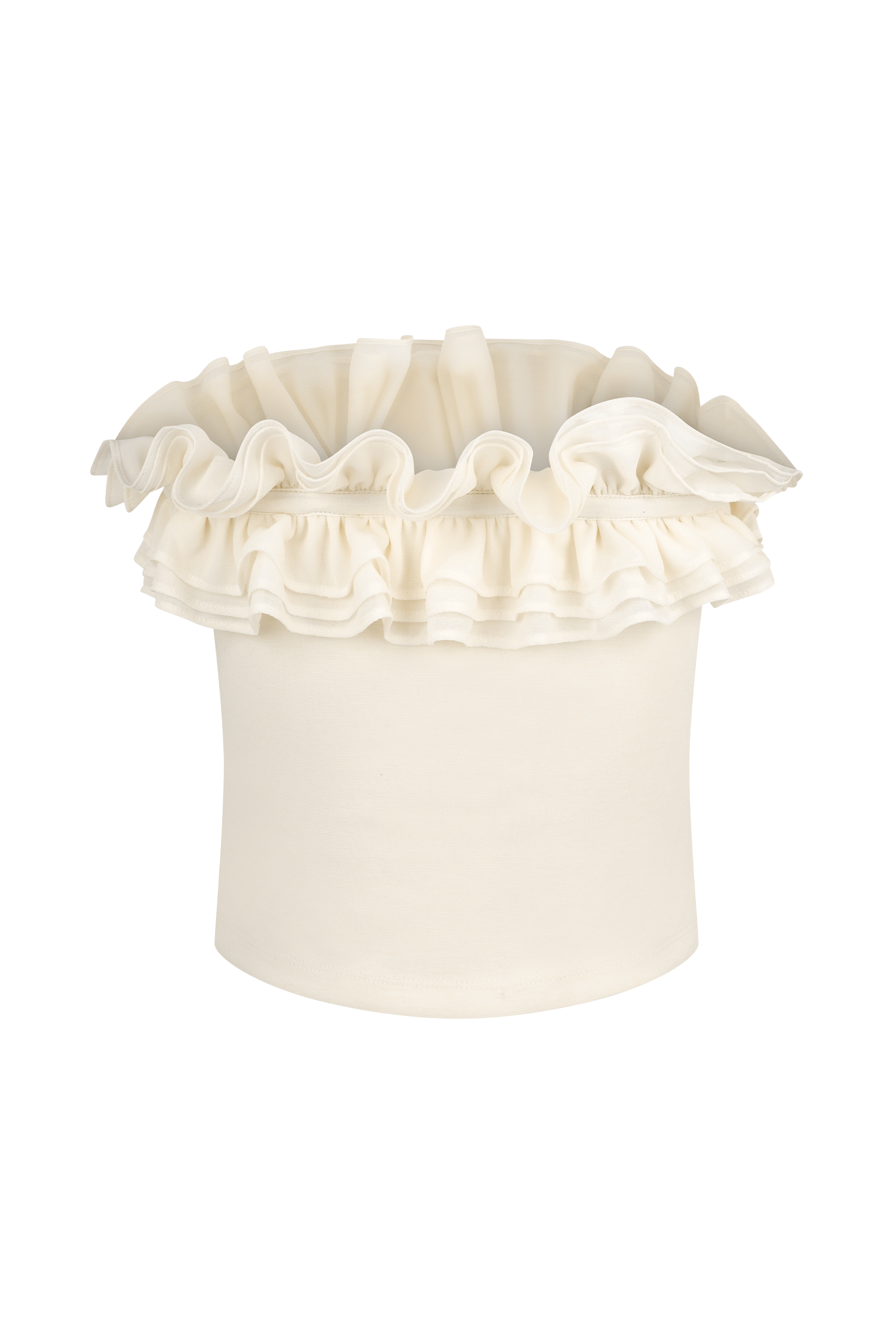 Jennie Ruffle Off Shoulder Top - Ivory、mySite、solidvoid