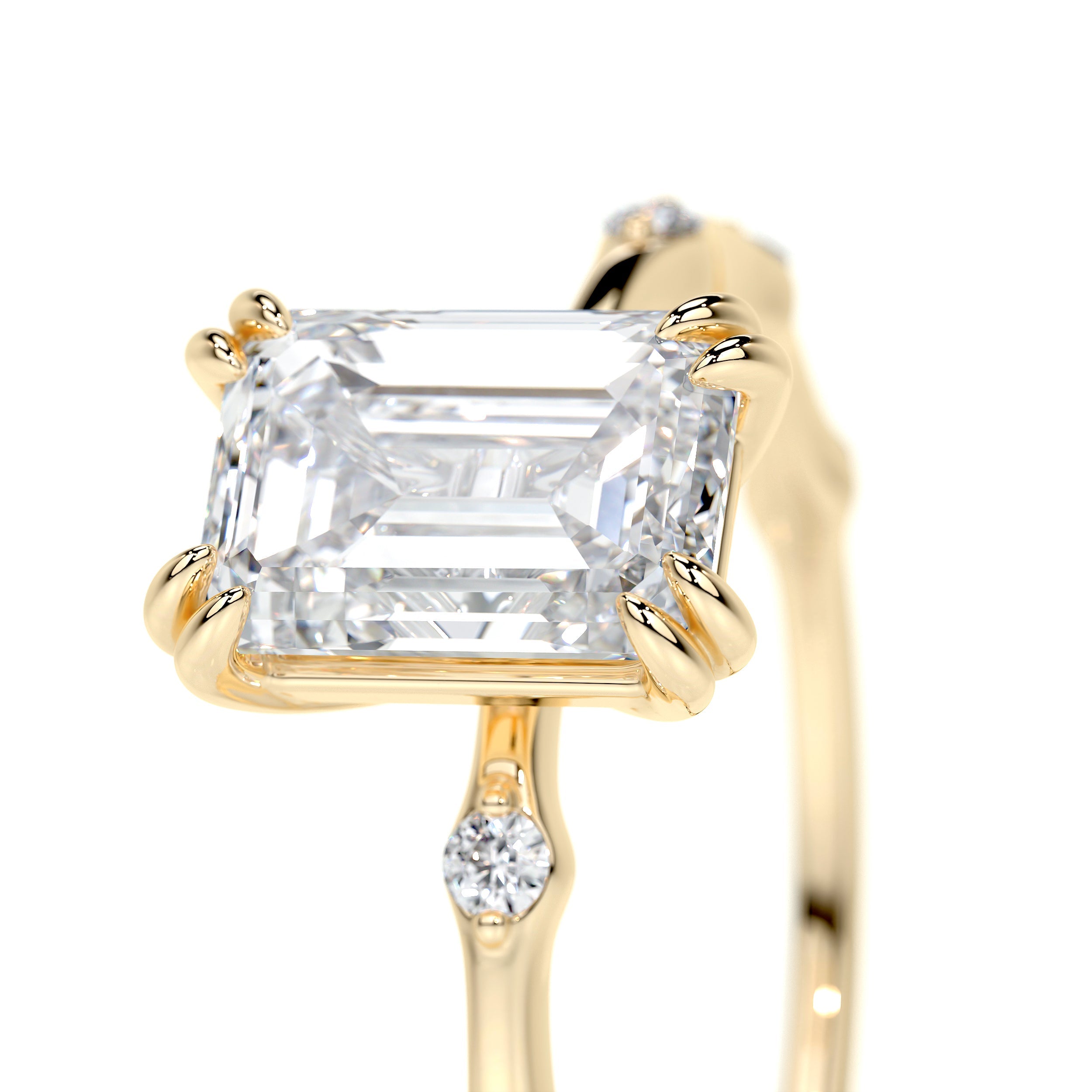 Wilma Lab Grown Diamond Ring -18K Yellow Gold、mySite、hinf8tx79