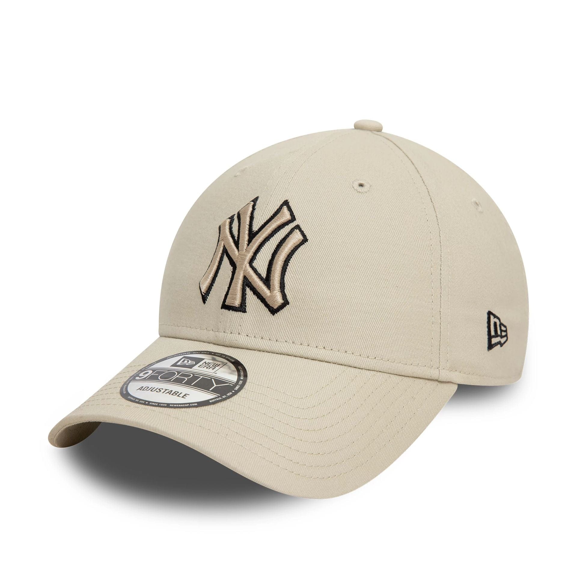 New York Yankees Team Outline Cream 9FORTY Adjustable Cap、mySite、vikingsvslions
