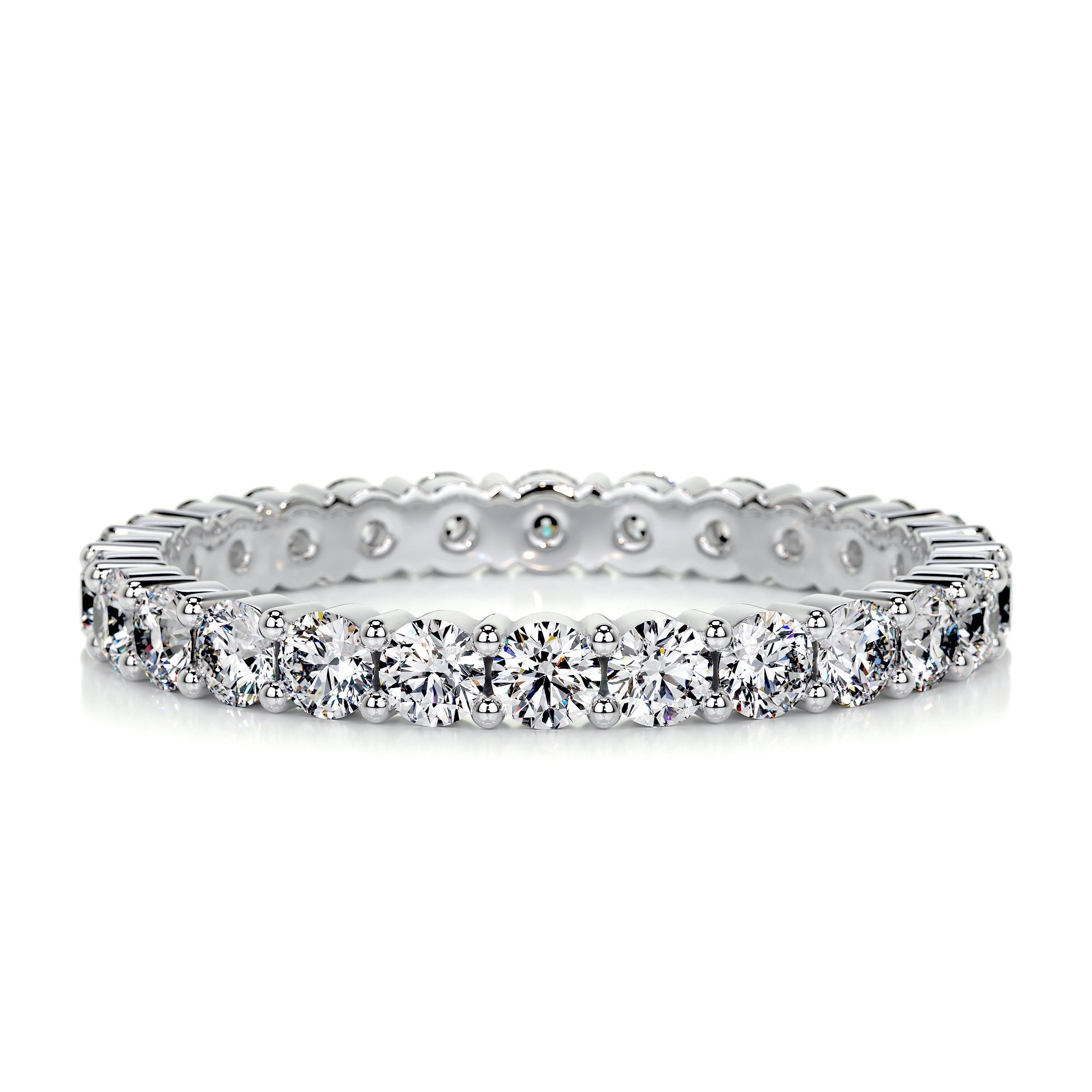 Trinity Eternity Wedding Ring (0.9 Carat) -14K White Gold (RTS)、mySite、hinf8tx79