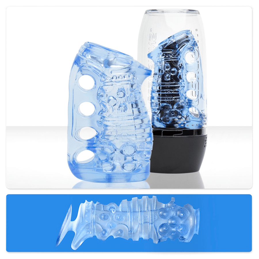 Fleshlight Fleshskins Blue Ice Soft Stroker Sleeve for Men、mySite、bottomscart