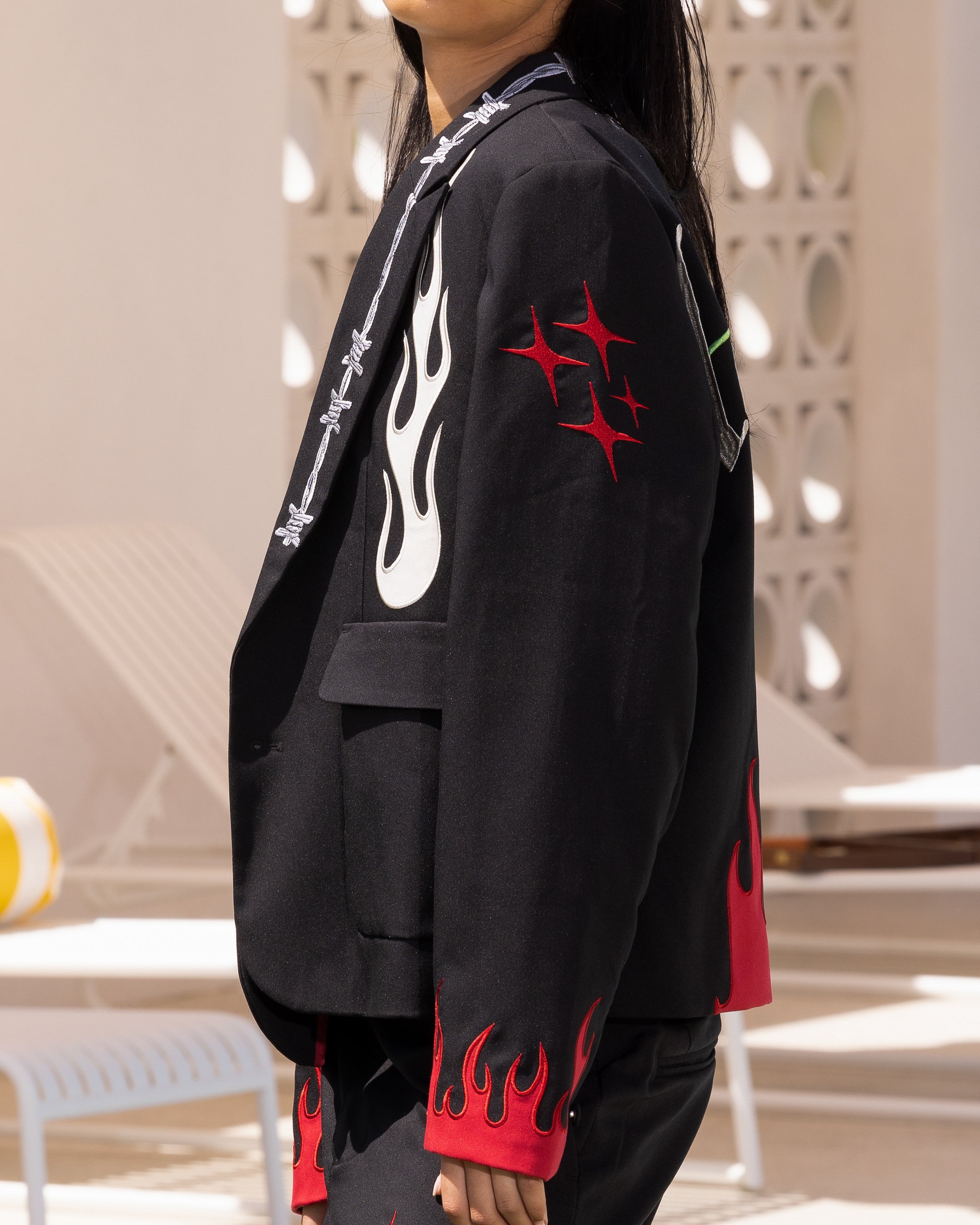 Loiter Western Blazer Jacket Black、mySite、zt4zffjzw