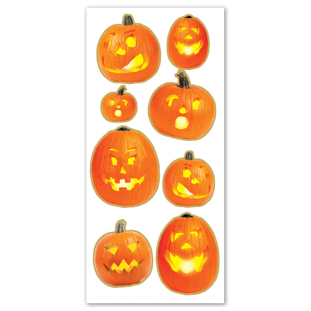  Jack-O'-Lanterns Foil Stickers、mySite、ghnorth