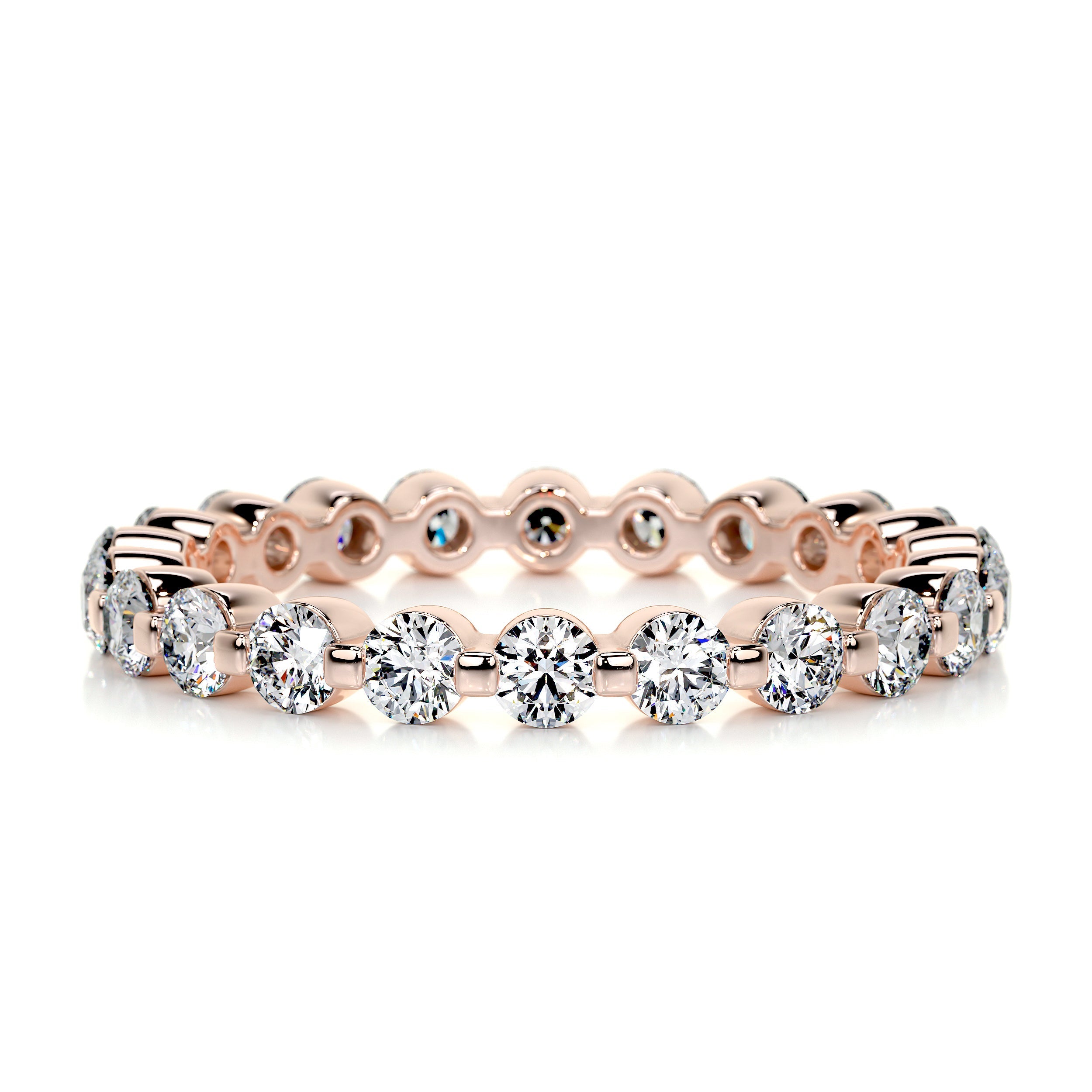 Josie Eternity Wedding Ring (1 Carat) -14K Rose Gold (RTS)、mySite、hinf8tx79