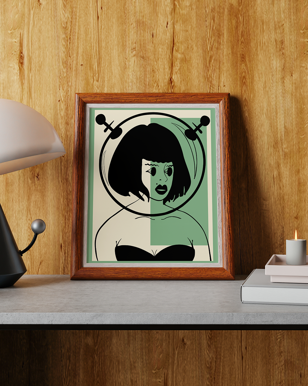 Galactic Muse Giclee Art Print、mySite、gigharbornorthrealestate