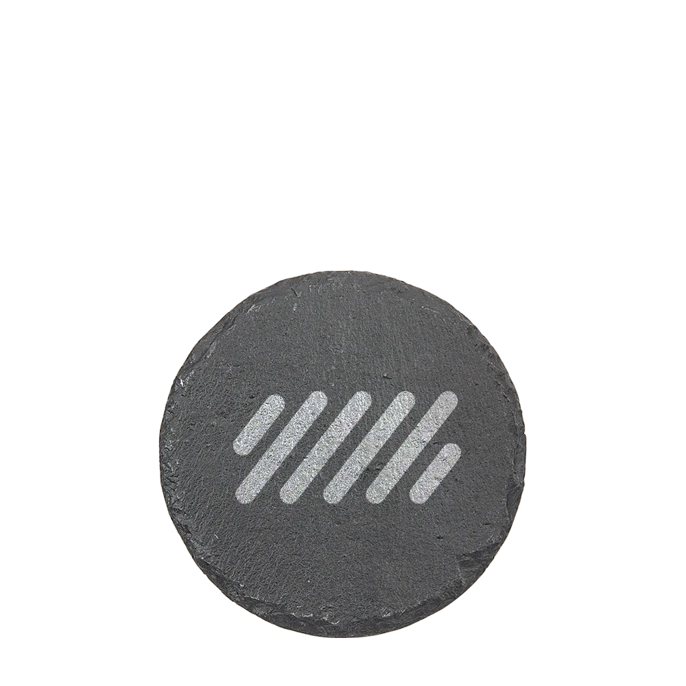 4 Round Slate Coaster、mySite、noshort