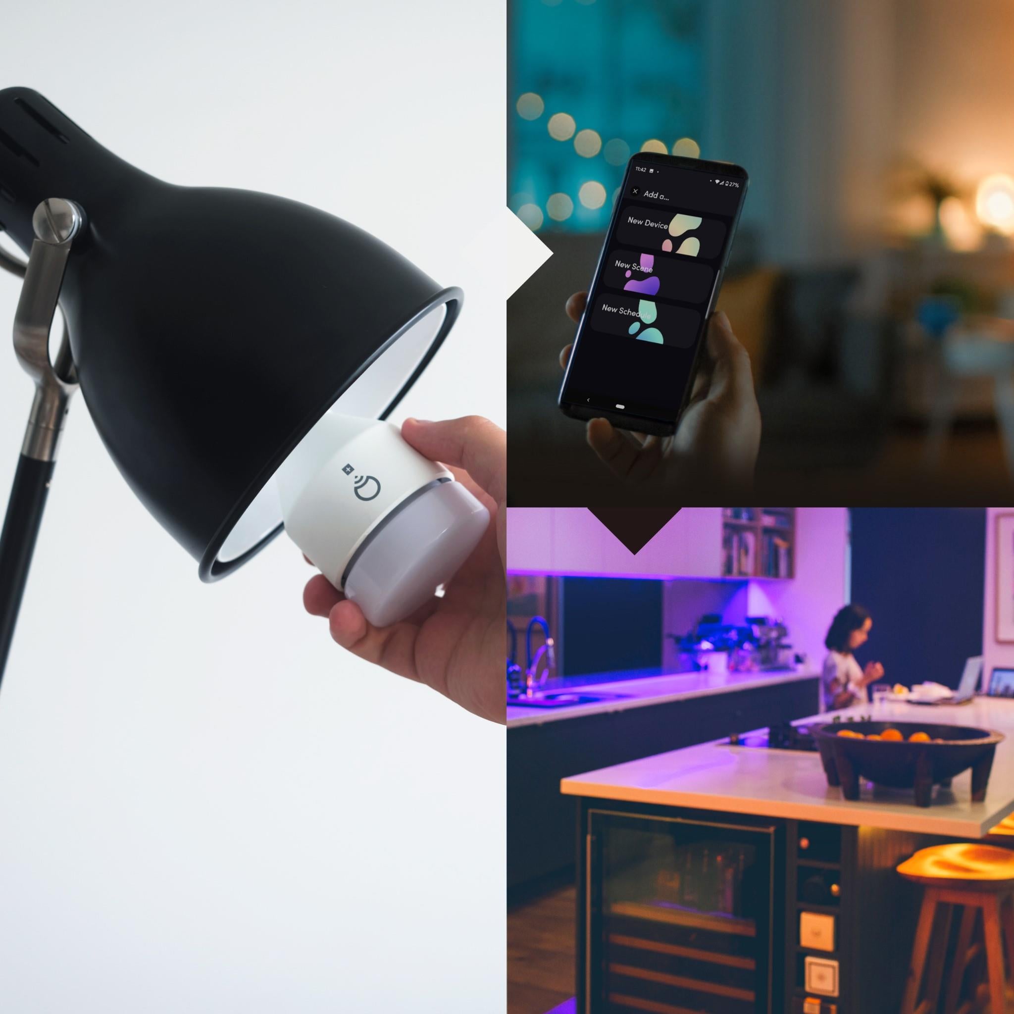 LIFX Nightvision Colour A60 1200lm E27 Smart Bulb、mySite、camillekostekn