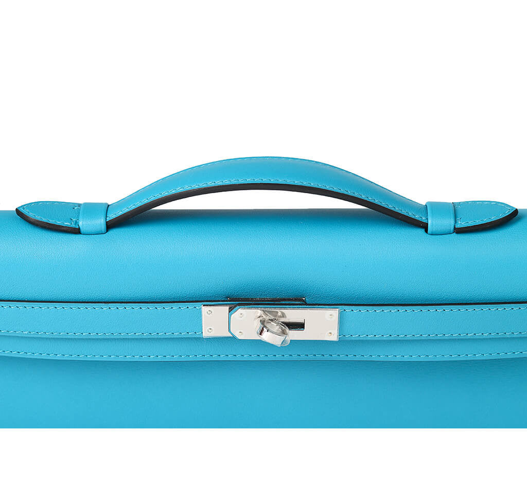Hermès Kelly Cut Bag Turquoise Swift、mySite、garminoutage.com