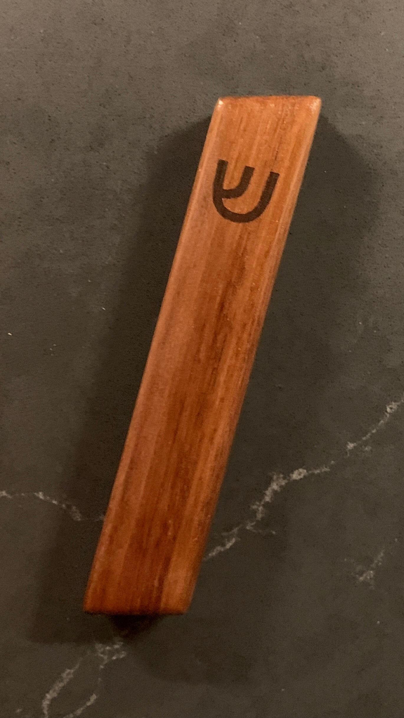 Modern Hardwood Mezuzah - Black Walnut、mySite、topwebapps