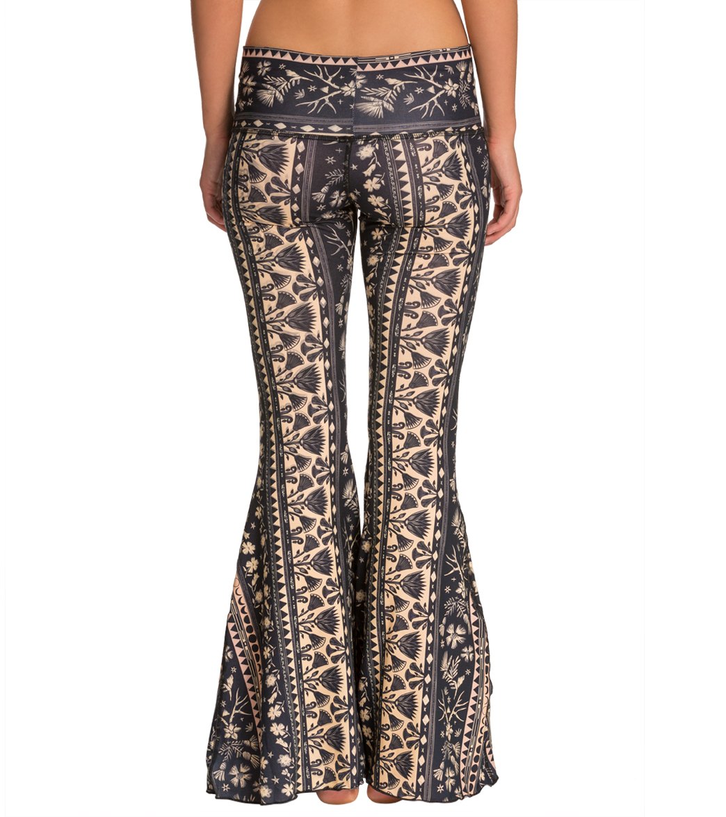Teeki Moon Flower Bells Yoga Pants、mySite、noshort
