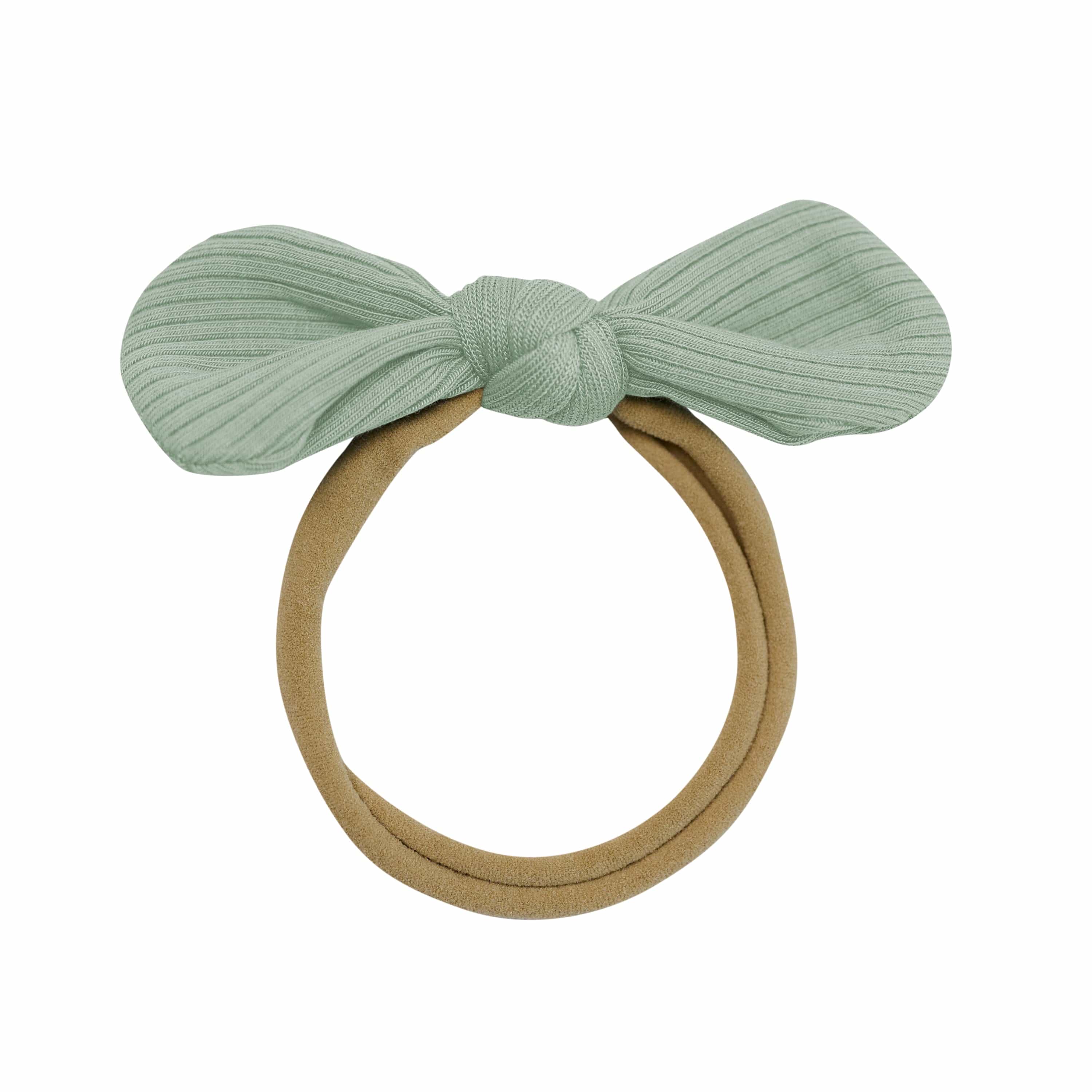  Ribbed Nylon Bow in Thyme、mySite、layawaytickets